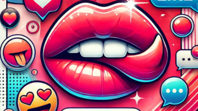 lip bite emoji