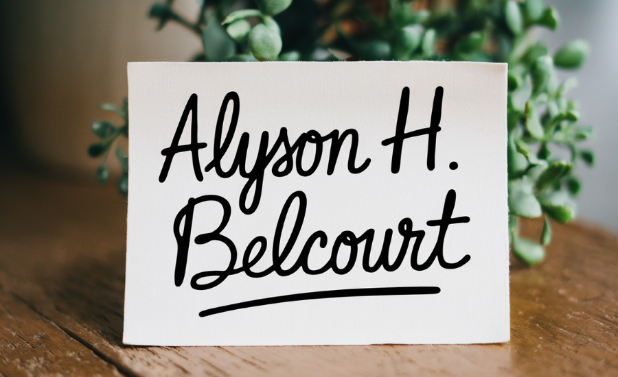 alyson h belcourt email address